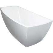 Jacuzzi Stella 67" Soaking Freestanding Bathtub with Reversible Drain White / White Trim